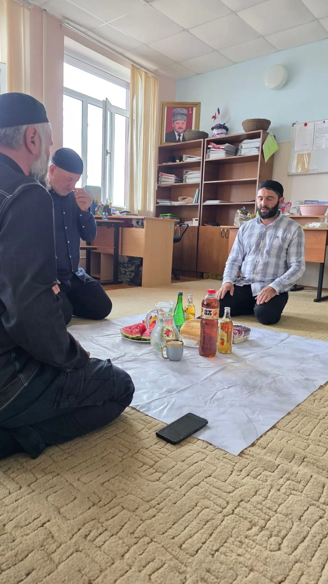 В МБОУ «Дышне-Веденская СОШ им. Героя России Загаева А.А.» прошло чтение мовлида памяти...