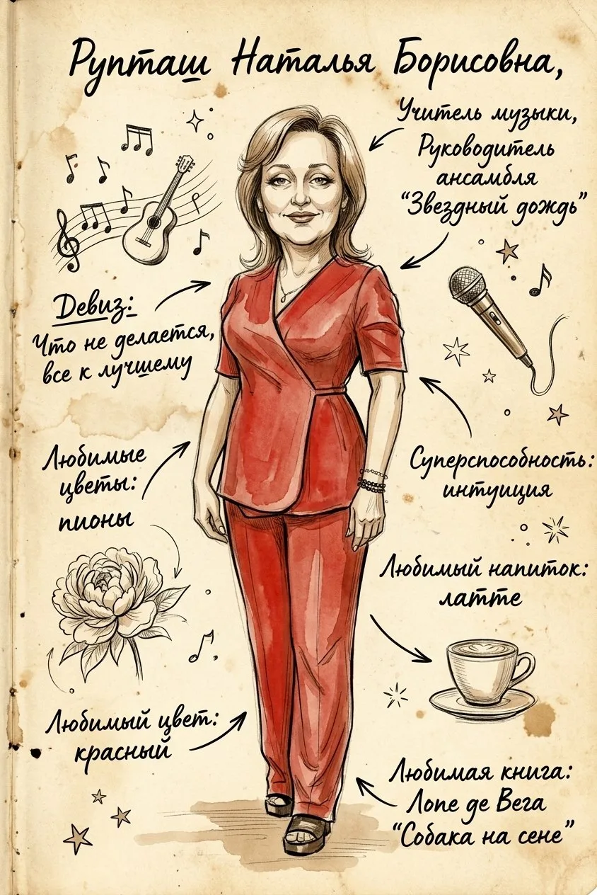 🎶 Рубрика «Знакомство с учителем»! 🎶

Сегодня представляем вам Рупташ Наталью Борисовну — нашего у