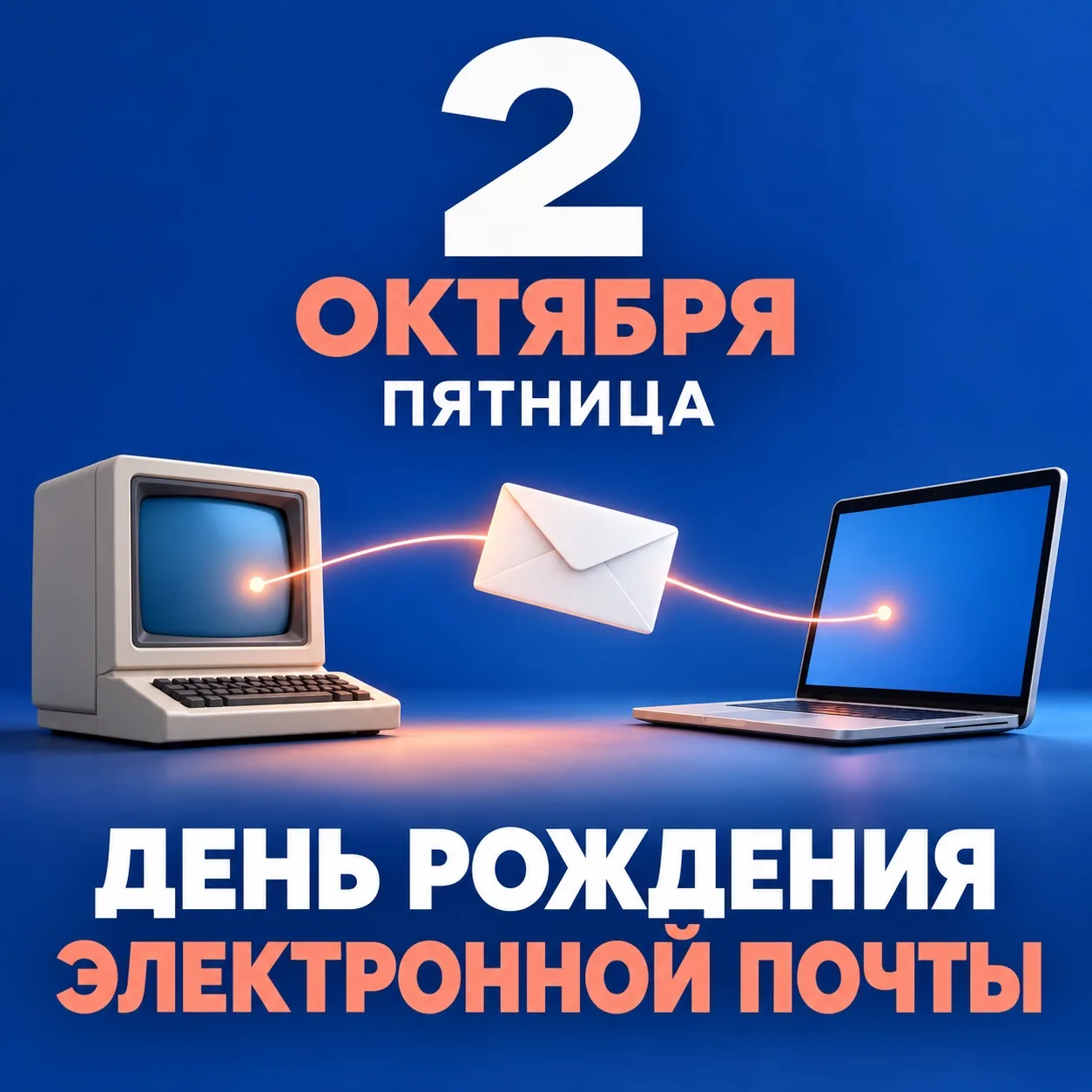 2 октября — День рождения электронной почты 📧