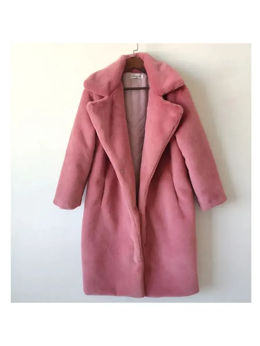 🟩 63,6% Пальто Розовый, 50 RU 2XL |