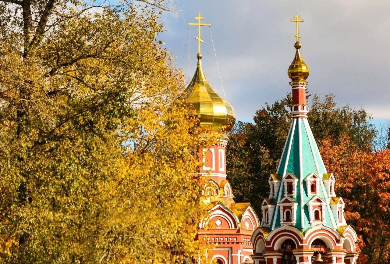 Золотая осень в Красногорске.