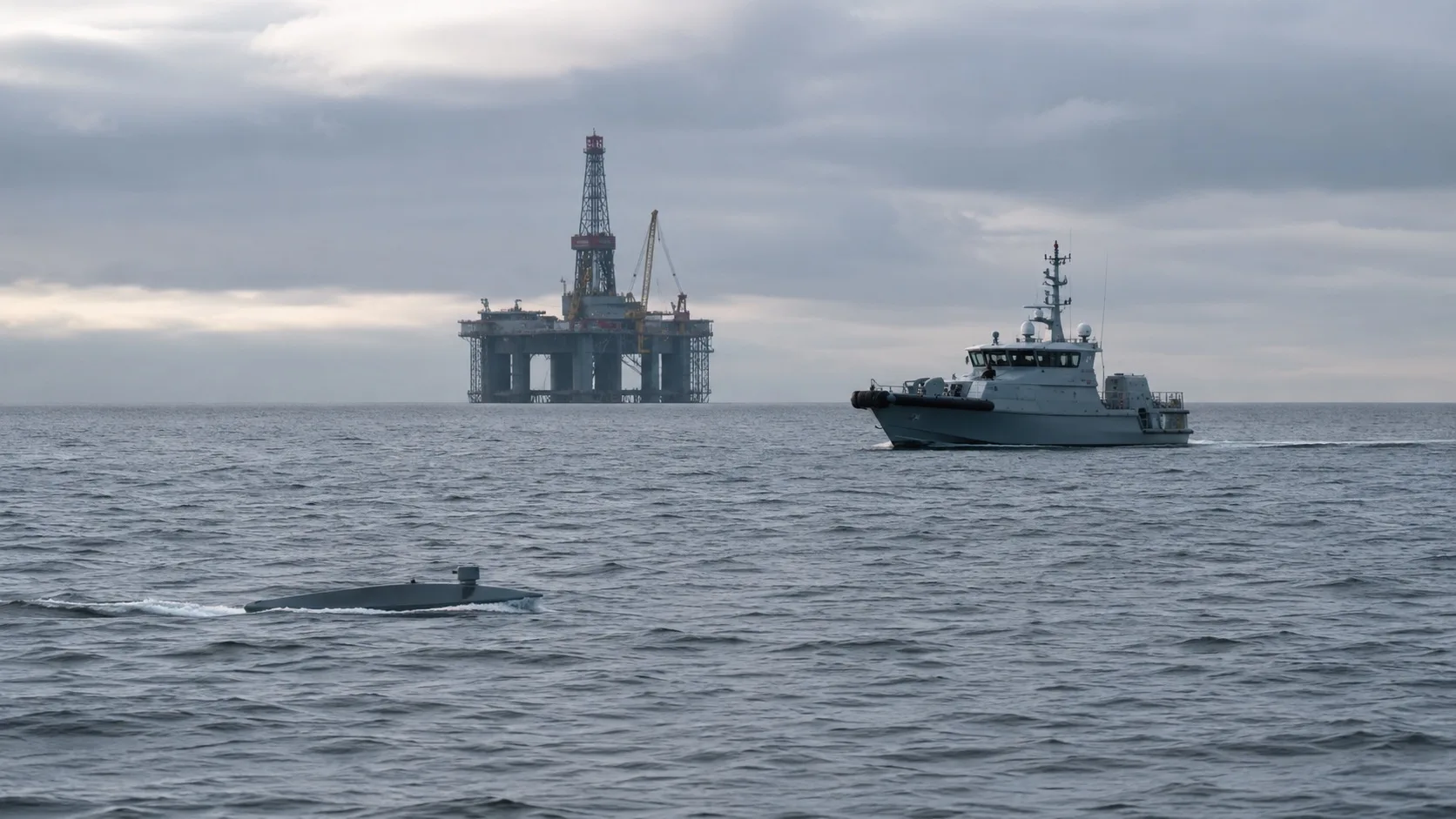 🌊 МОРСКОЙ ДРОН У ГАЗОВОГО ПРОЕКТА