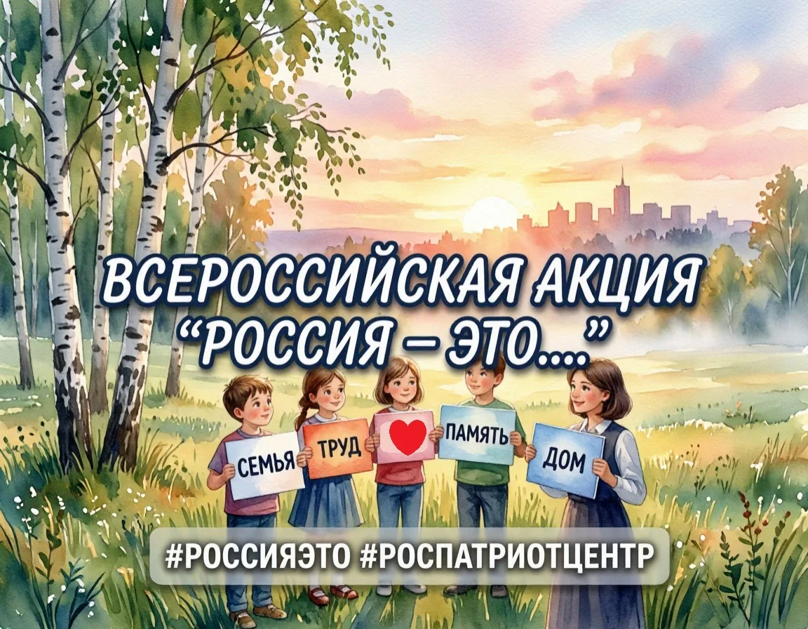 🇷🇺 Присоединяйтесь к патриотической акции! 

Россия — это… А какое слово выберете вы❓️

Приглашаем