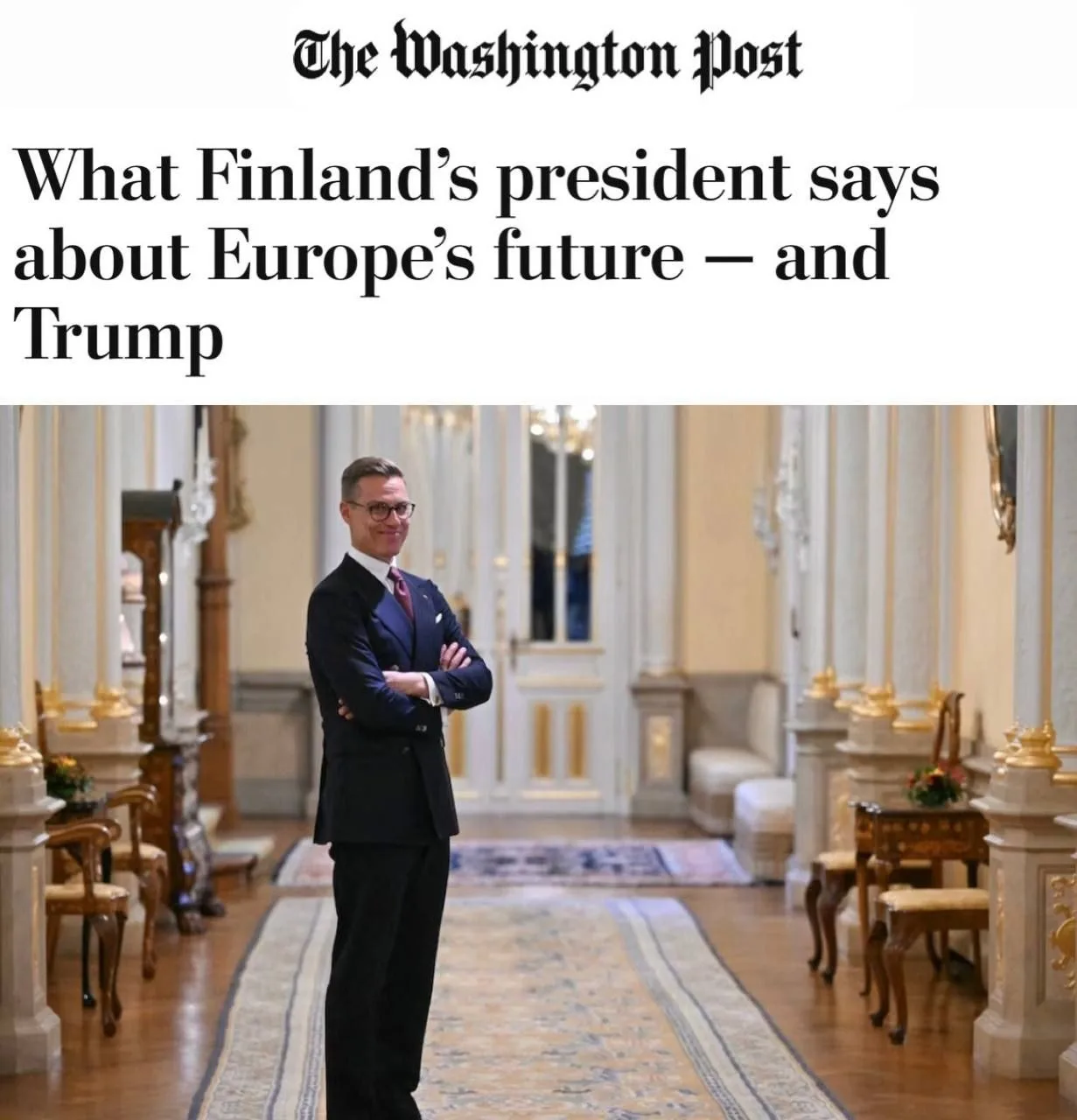 «У президента Финляндии есть план, как пережить новую эпоху Трампа»: Президент Финлянди...