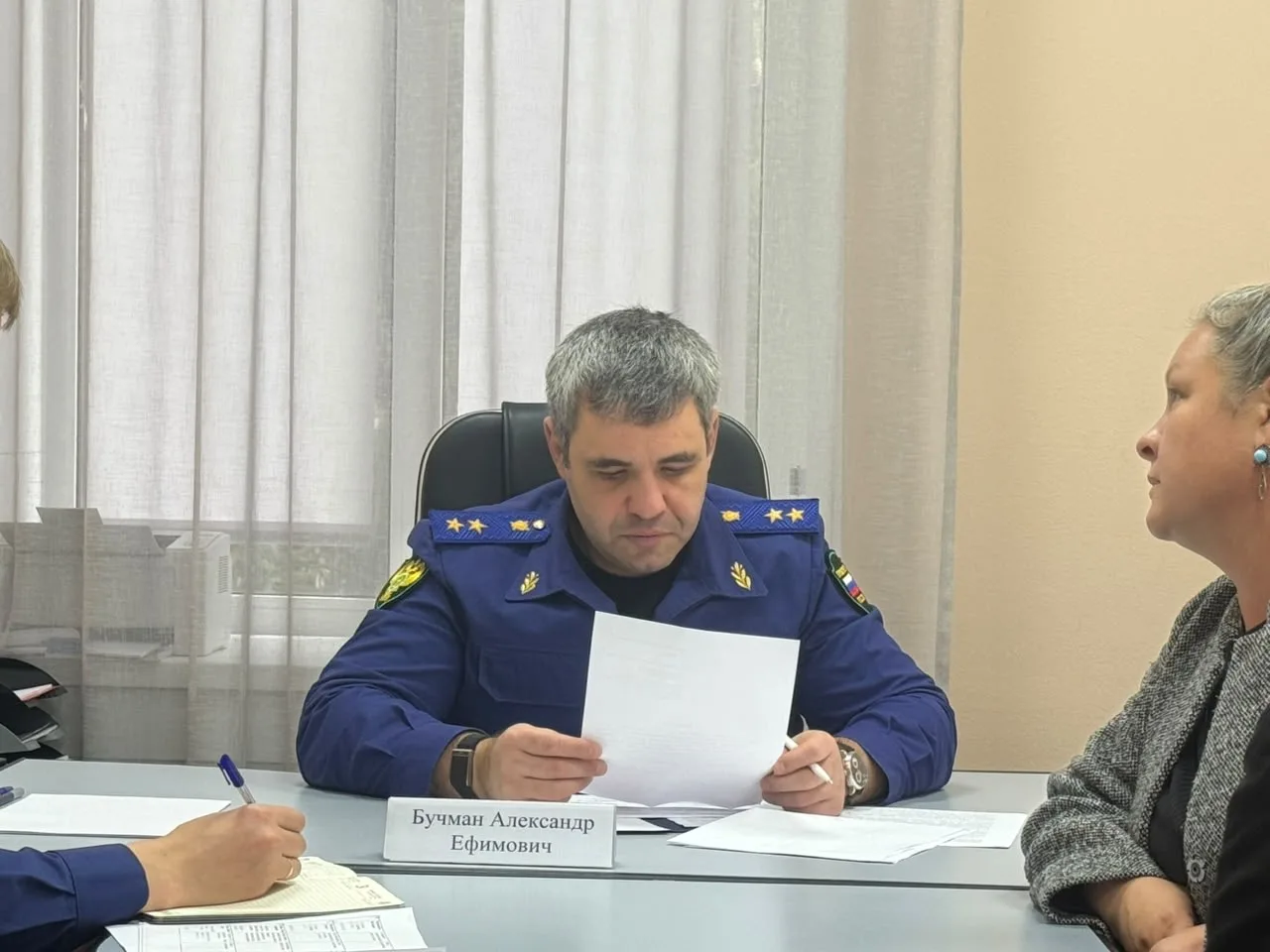 📍Прокурор Новосибирской области провел личные приемы граждан в прокуратурах Мошковског...