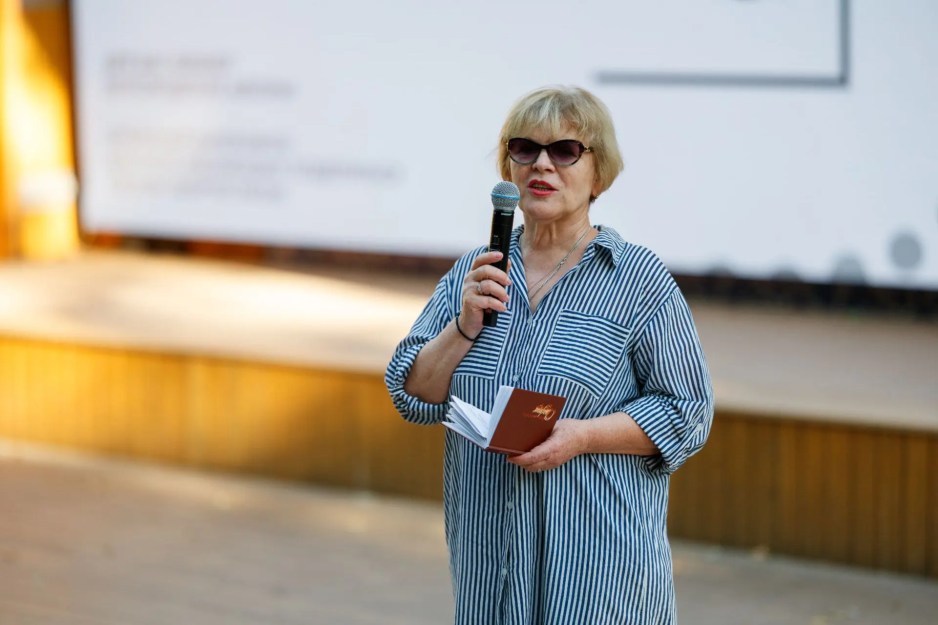 22 августа в летнем кинотеатре Центрального парка прошла поэтическая встреча «Право Сло...