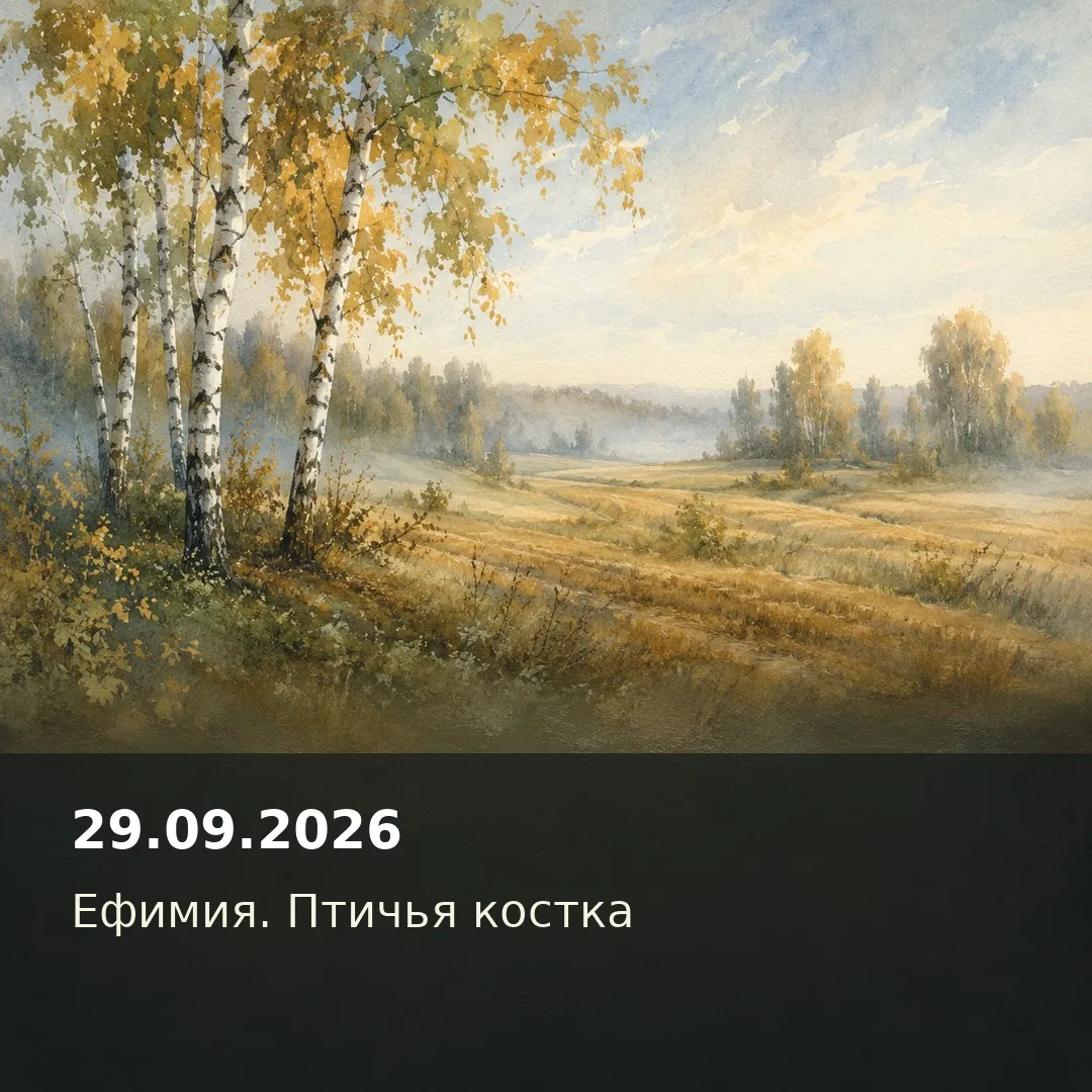 29 сентября 2026, вторник