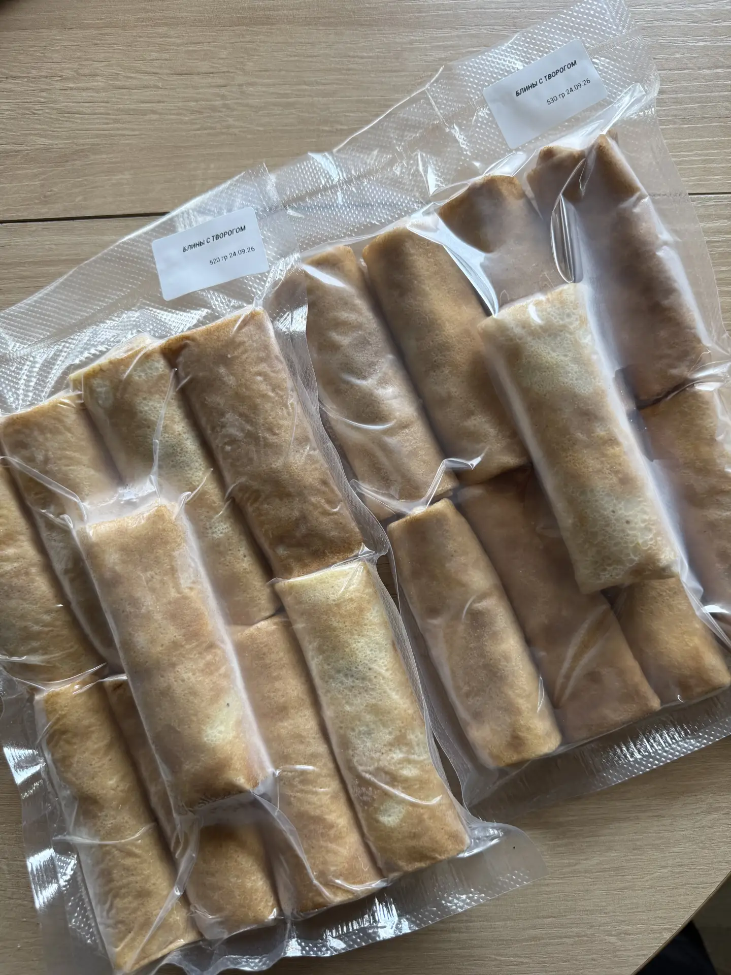 На сегодня в наличии остались только блины с мясом