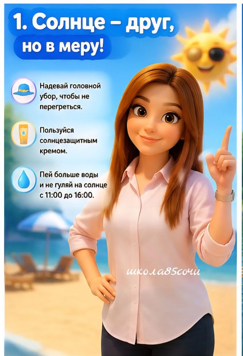 Лето — время приключений, солнца и свободы! ☀️

Но чтобы каникулы прошли весело и безопасно, наш вос