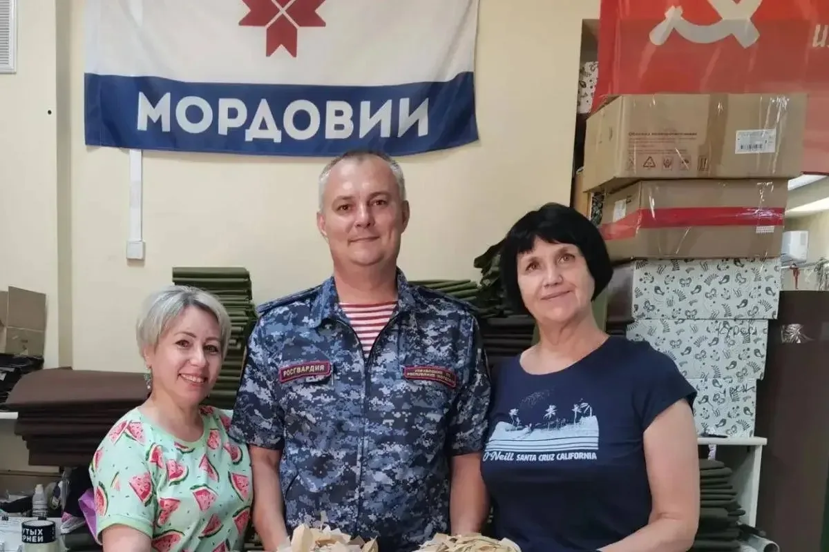 Росгвардейцы через волонтеров «Z‑сети Мордовии» оказали помощь военнослужащим Минобороны России, вып