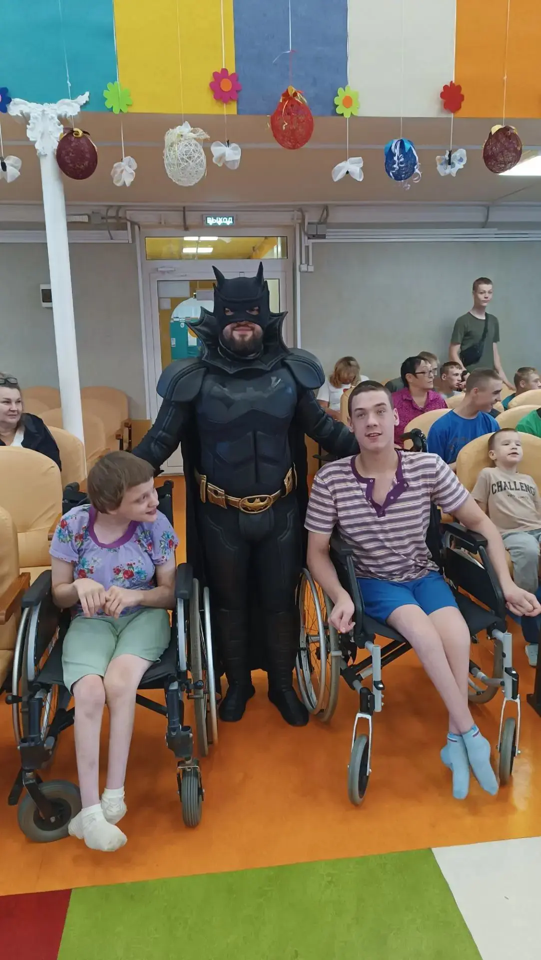 Супергерои в гостях у воспитанников