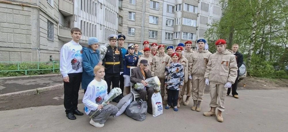 ✅В канун великого дня, Дня Победы, 8 мая, юнармейцы отряда " Ястреб" приняли участие в Параде Победы