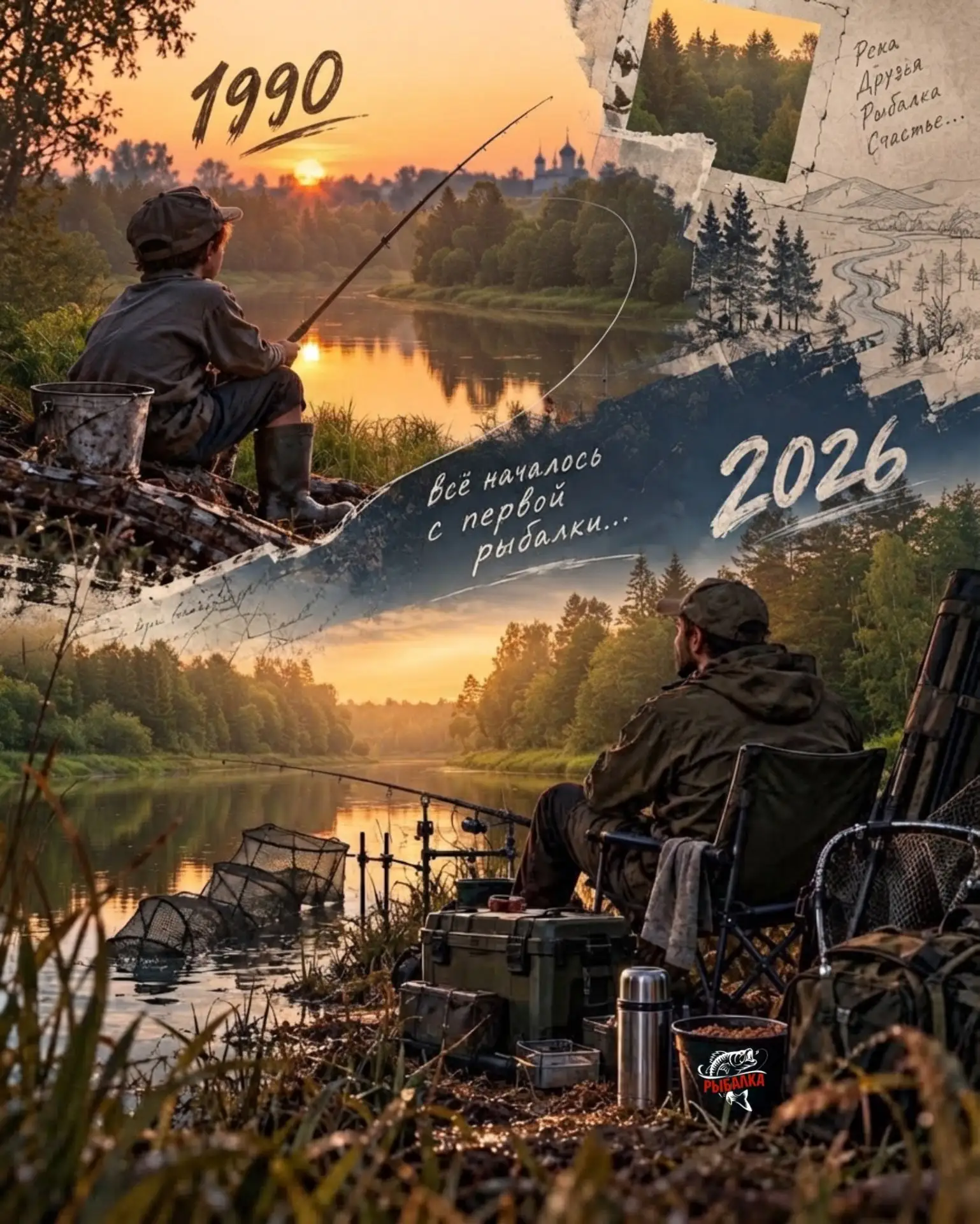 🤩 Все помнят свою первую рыбалку...