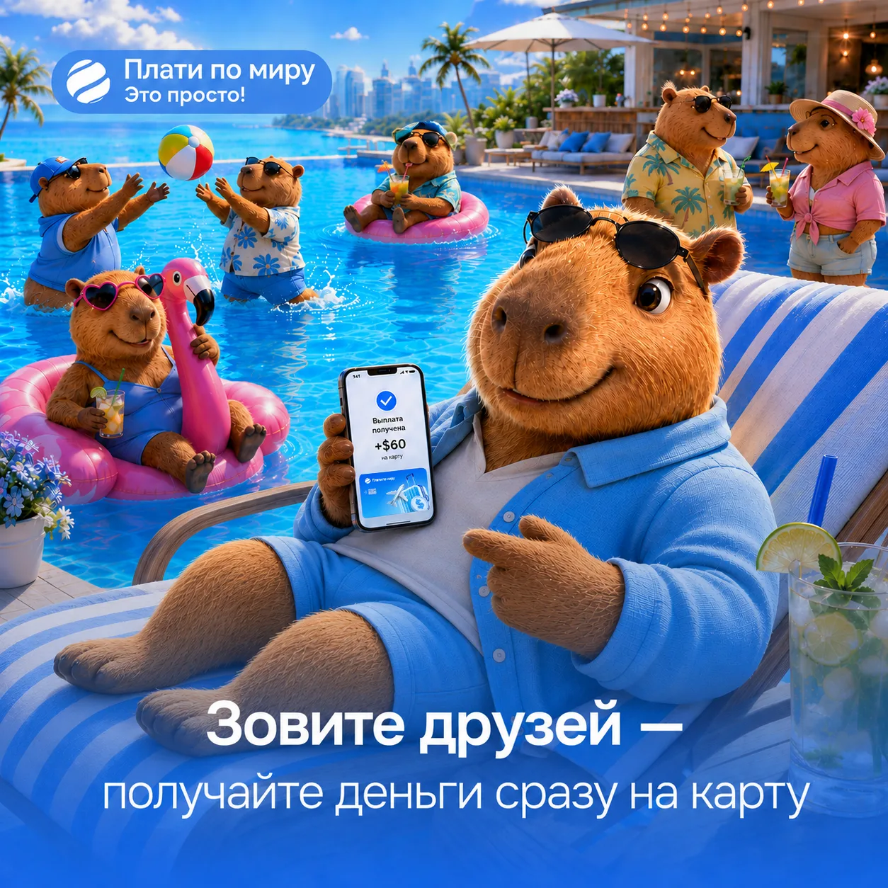 Приглашайте друзей и получайте по $10 за каждого прямо на свою карту 🤩

Рады поделиться важным обно