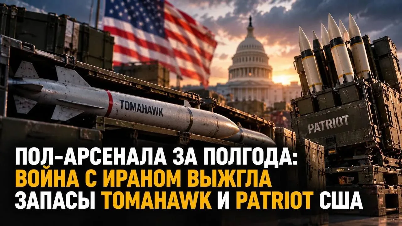 ‼️🚀🇺🇸 Пол-арсенала за полгода: война с Ираном выжгла запасы Tomahawk и Patriot США