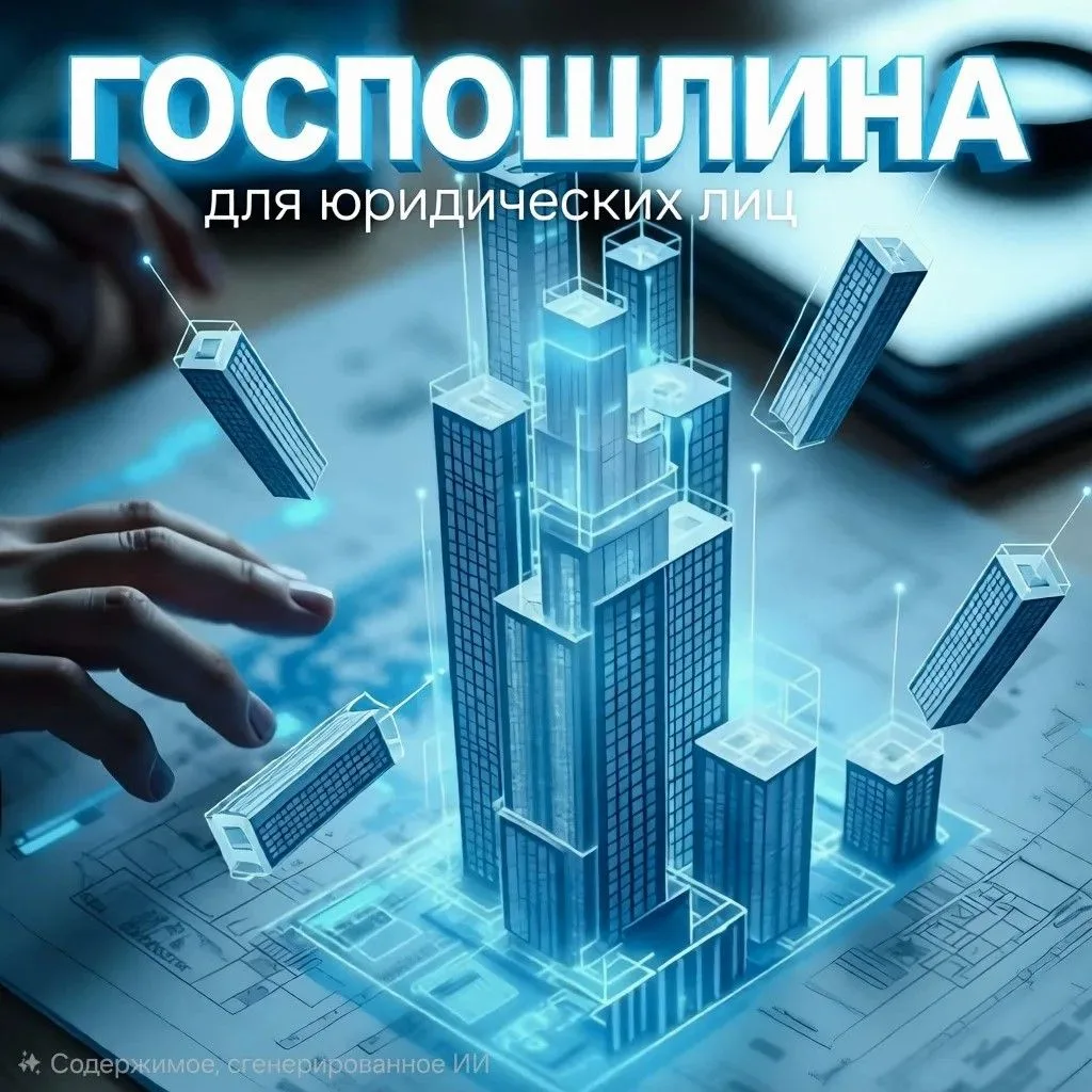 Размер госпошлины при совершении сделок с недвижимостью для юридических лиц в 2026 году.