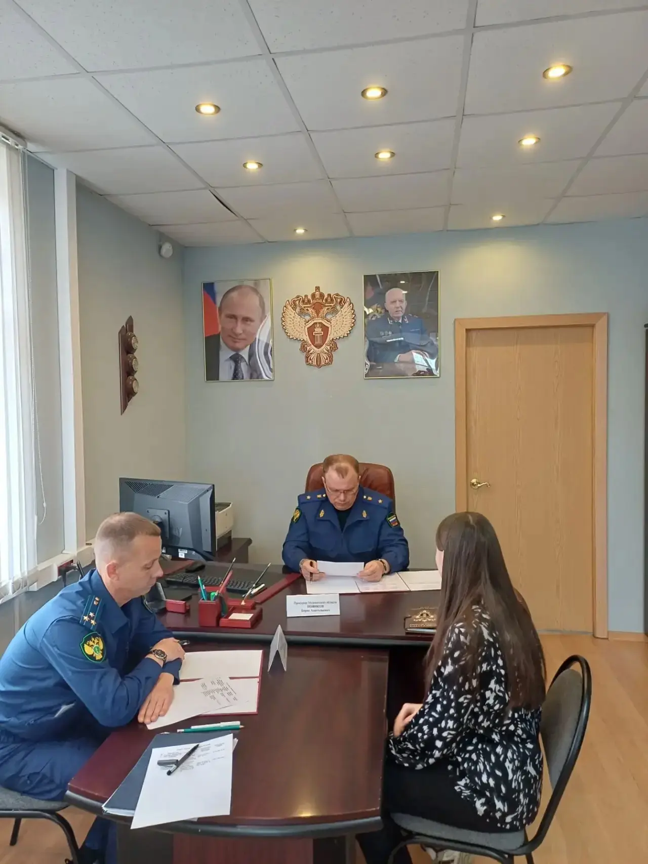 ⚡️Прокурор Мурманской области Борис Новиков провел личный прием жителей Печенгского мун...