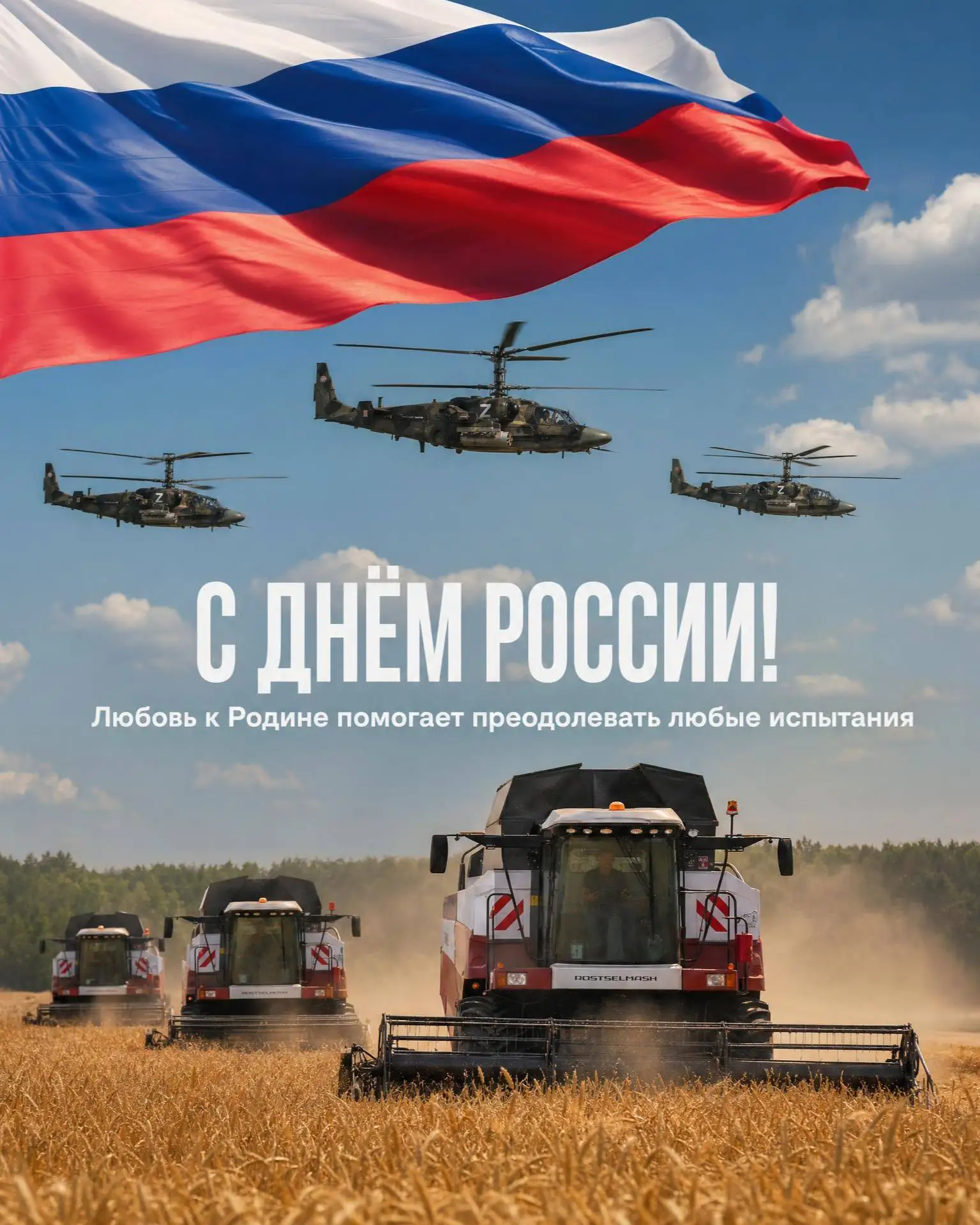 🇷🇺С Днём России!
Победа будет за нами!