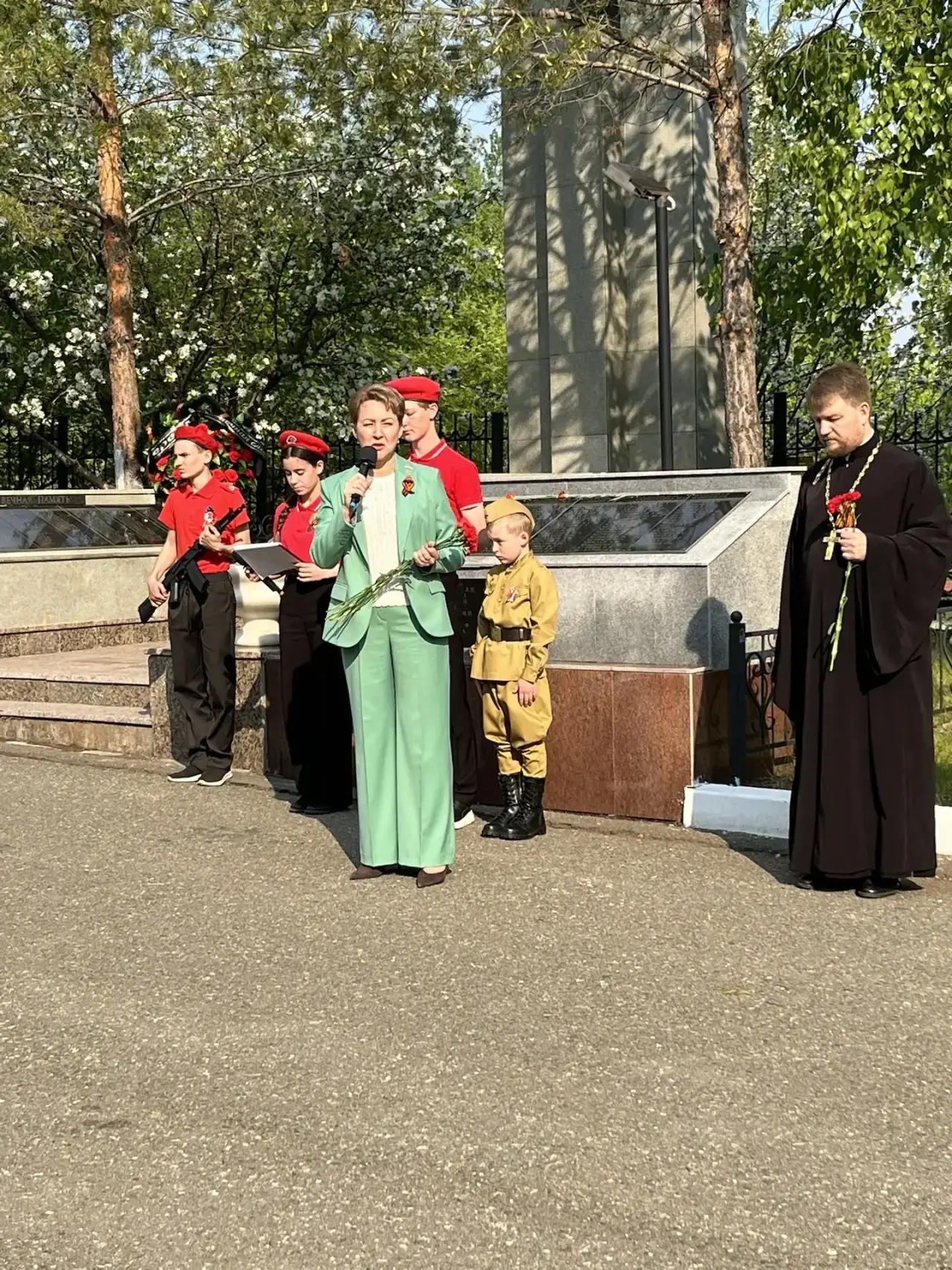 День Победы: память, гордость, единство  Сегодня в Подгородне-Покровском сельсовете проходят  торжес