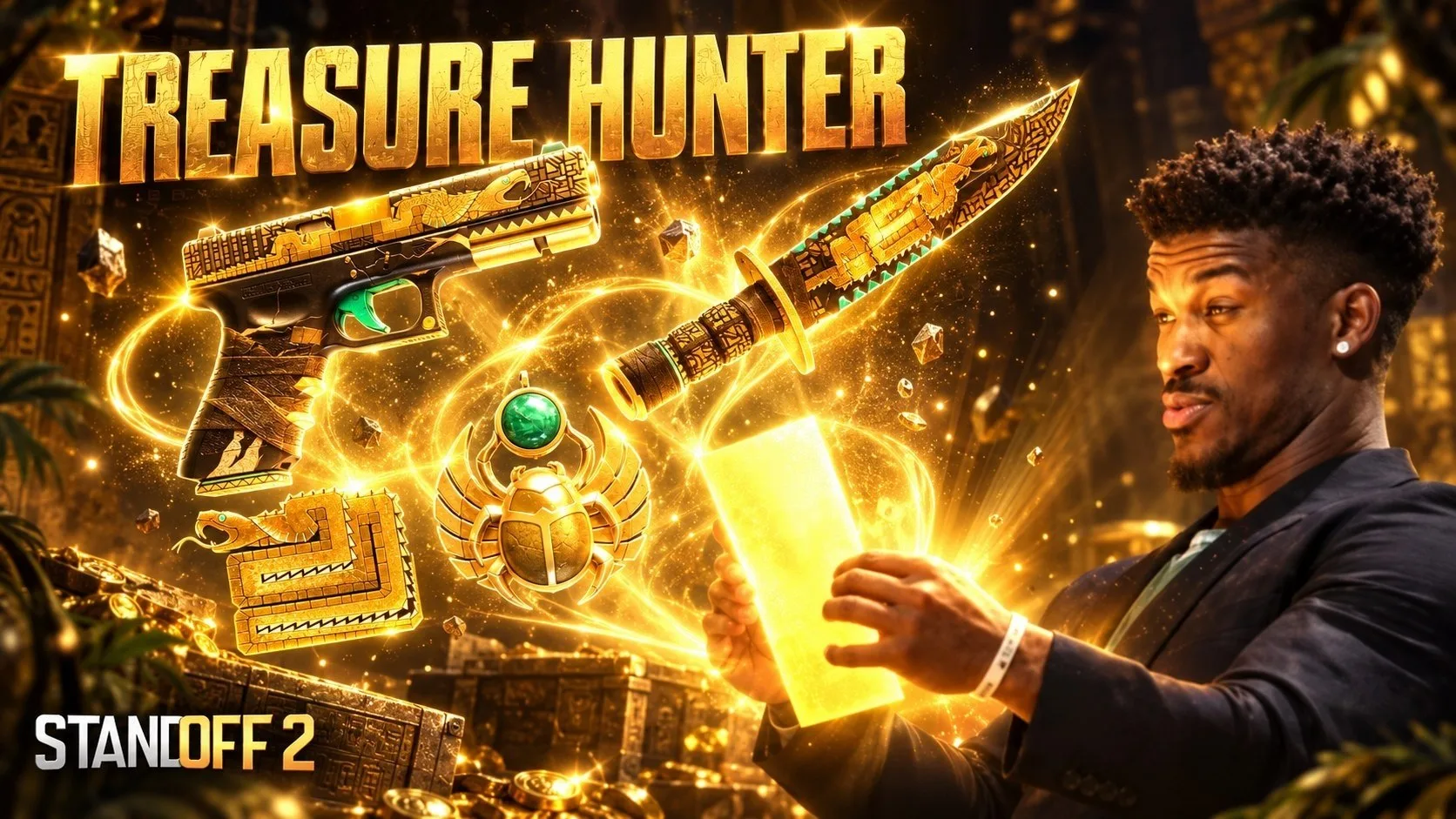 🔝 Уже успели сыграть с новыми скинами Treasure Hunter?