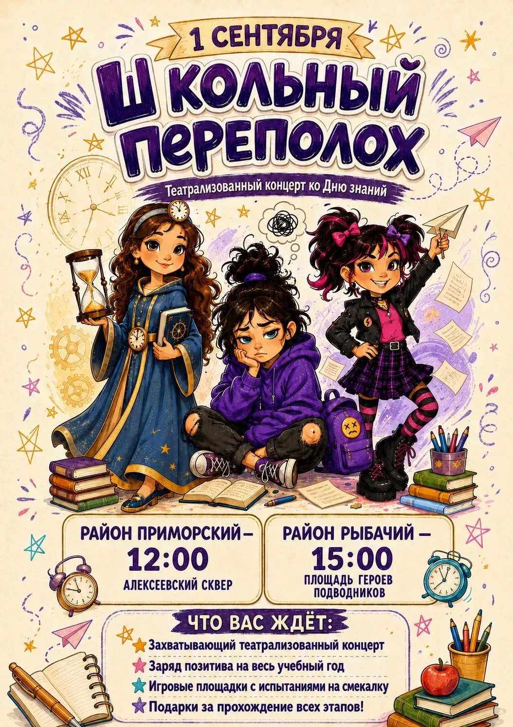 📚ШКОЛЬНЫЙ ПЕРЕПОЛОХ
