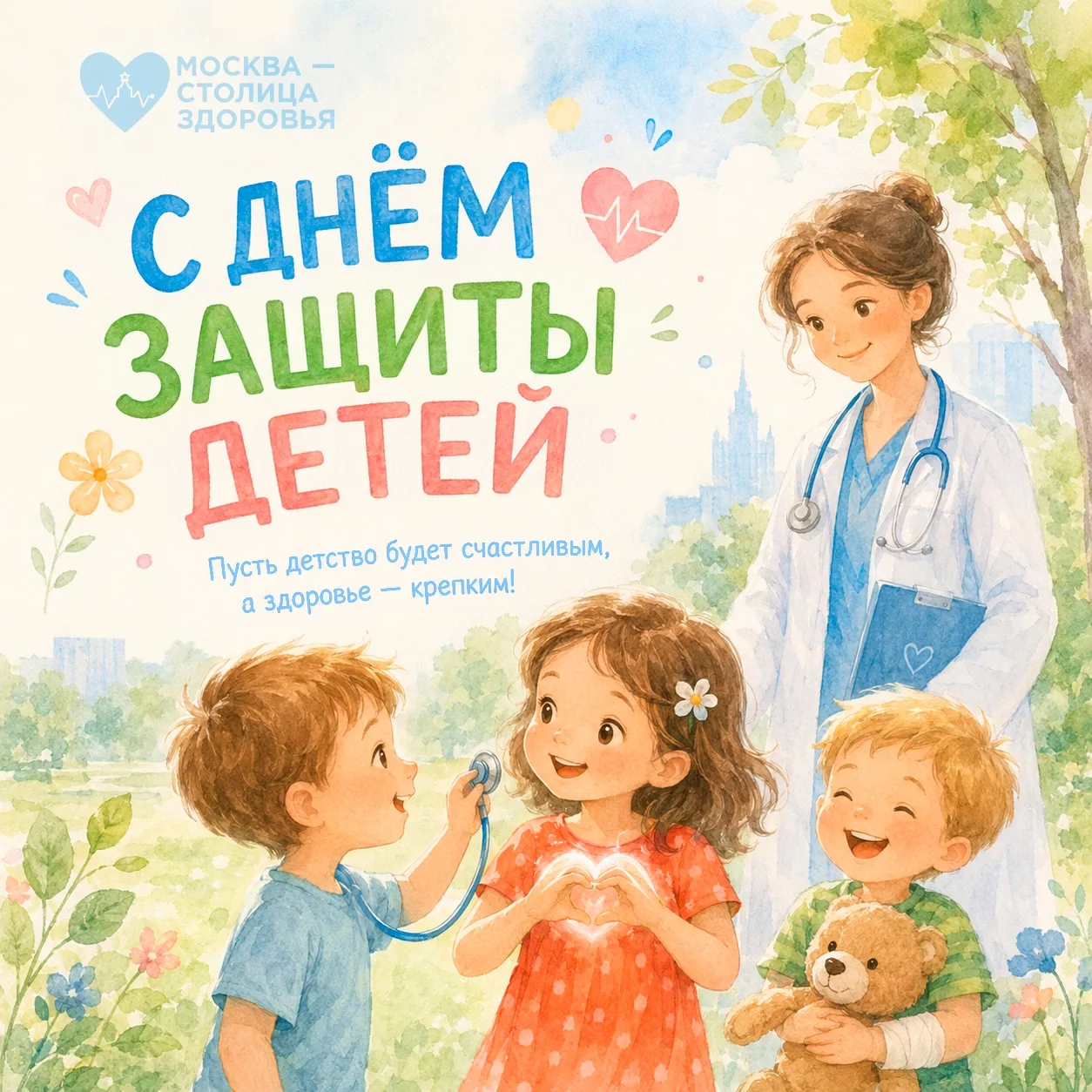 Поздравляем с Днем защиты детей!

Пусть каждый ребенок растет в любви, заботе и безопасности, а рядо