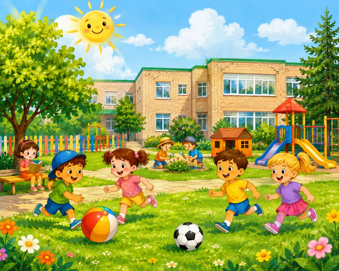 ☀️🌿 Наш детский сад переходит на оздоровительный период! 🌿☀️