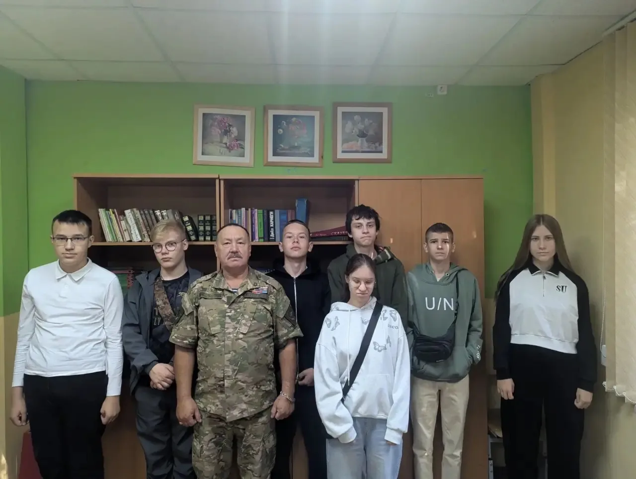 День солидарности: встреча с ветераном боевых действий Михаилом Гусевым.
