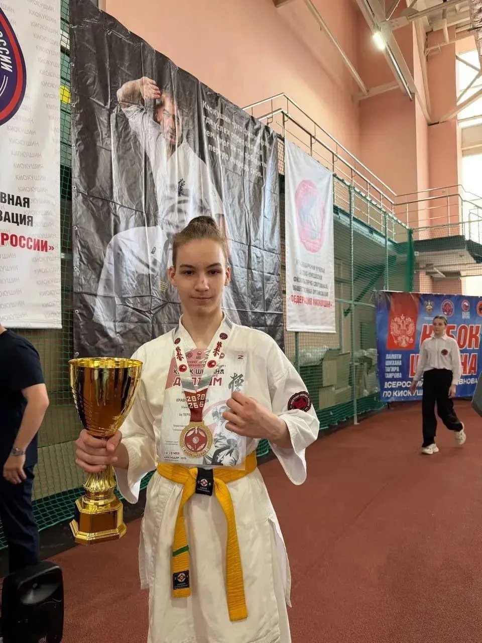 Ученик школы и спортсмен спортивного клуба Drozd — победитель Всероссийского турнира по киокушин 🥋🏆 