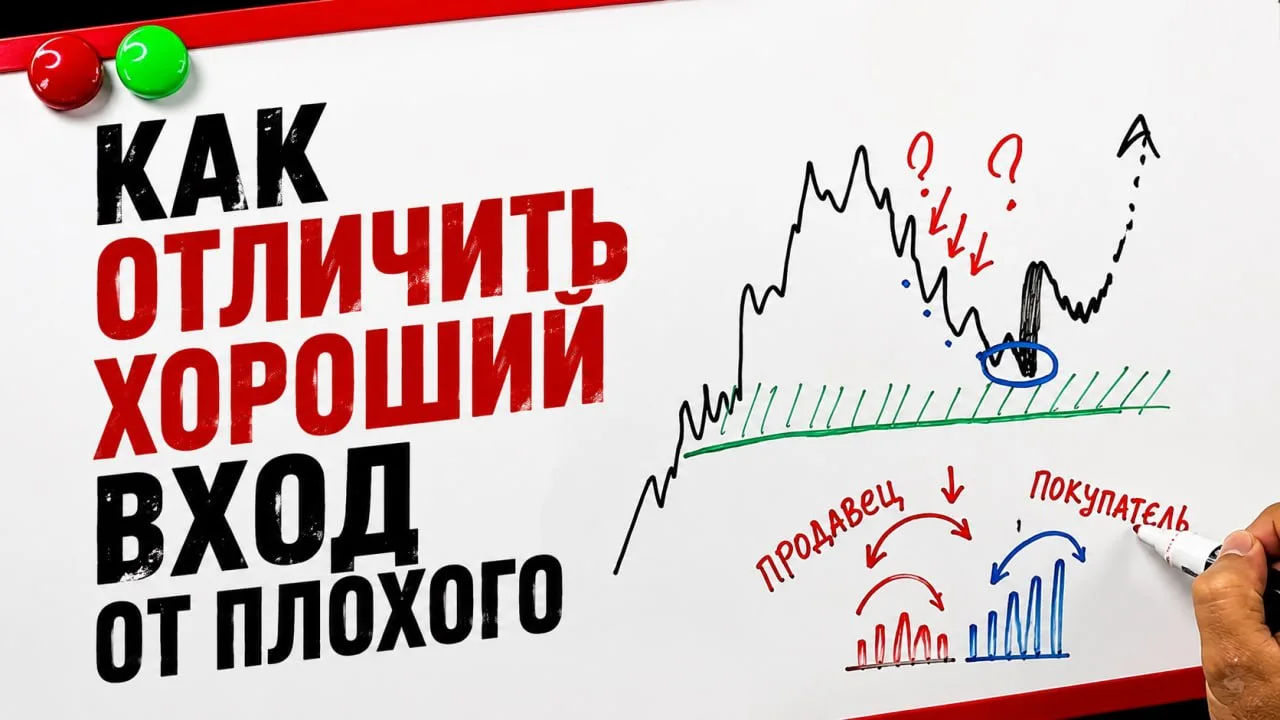 🎞  Почему одни входят в сделку и почти сразу оказываются в плюсе, а другие покупают ровно перед нов