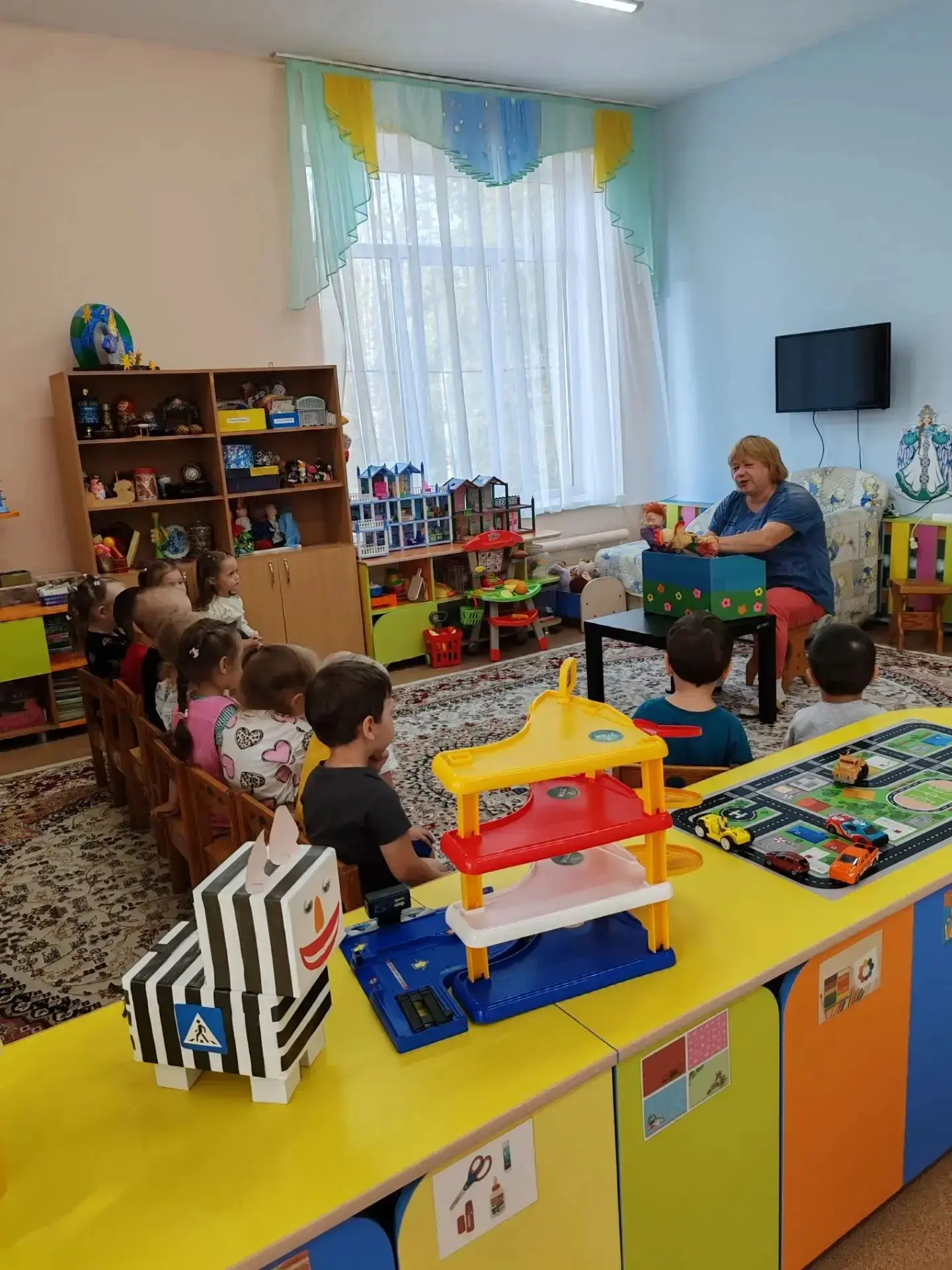 🎭Театральная неделя в группе "Радость" СП детский сад №54 проходила через приобщение д...