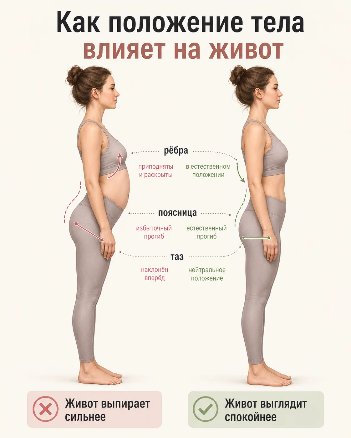 Одна из частых причин выпирающего живота и при этом одна из самых незаметных.