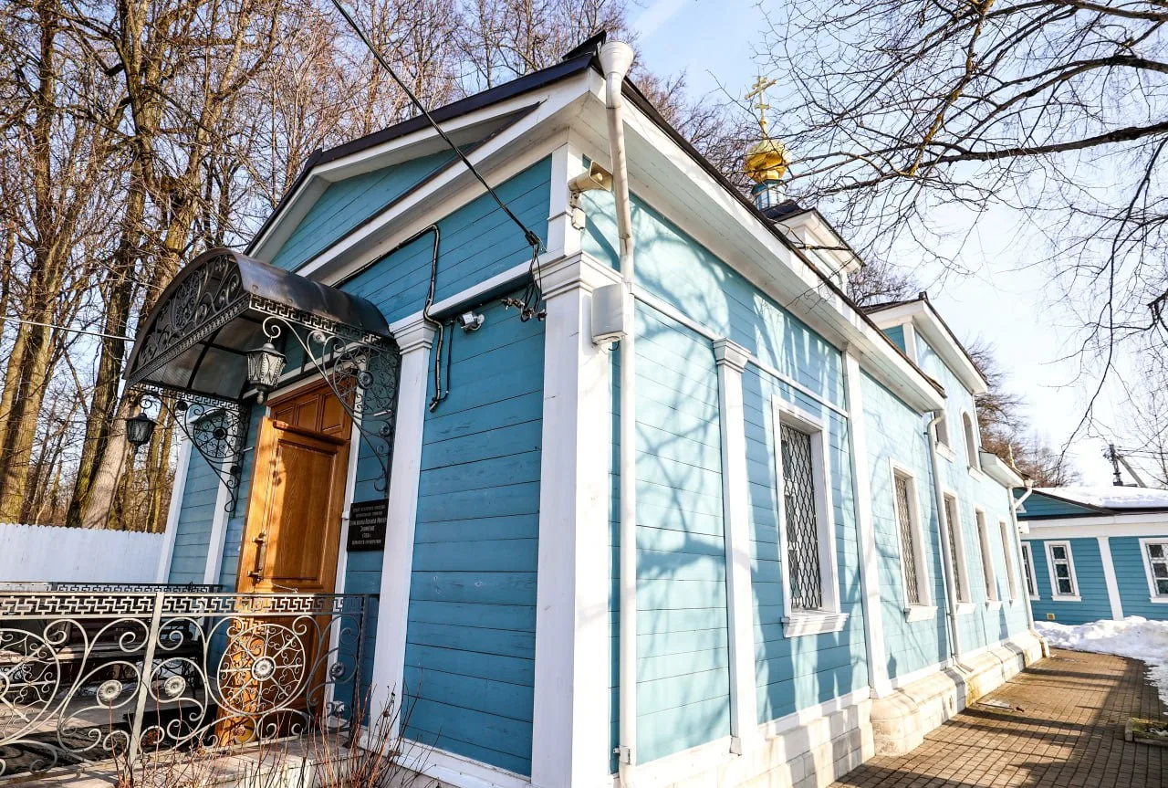 В Знаменском храме в деревне Марьино вместе с прихожанами и Красногорским благочинием принял участие