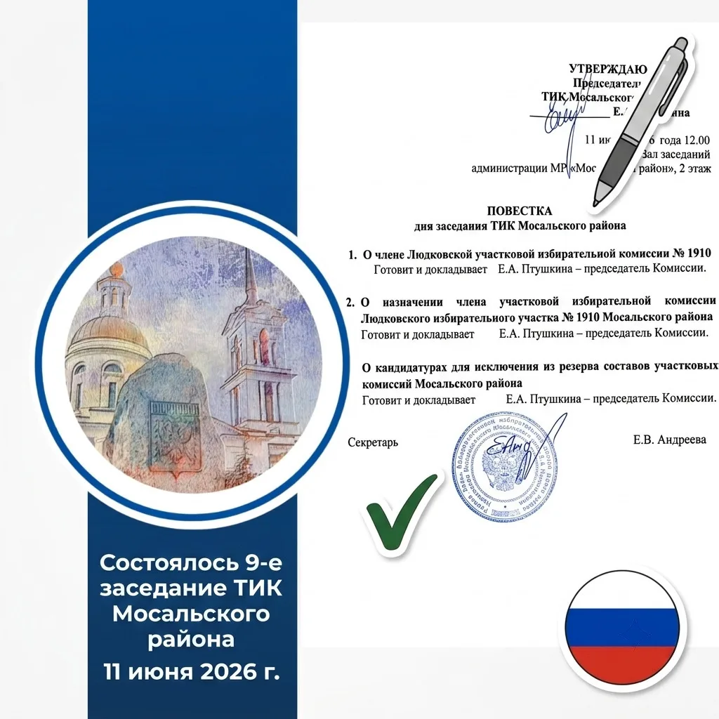 💥Состоялось заседание ТИК Мосальского района

11 июня на очередном заседании Мосальской ТИК члены к