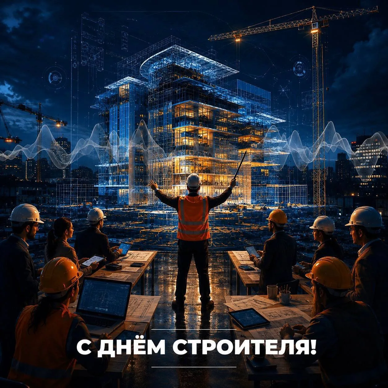 С днём строителя!
