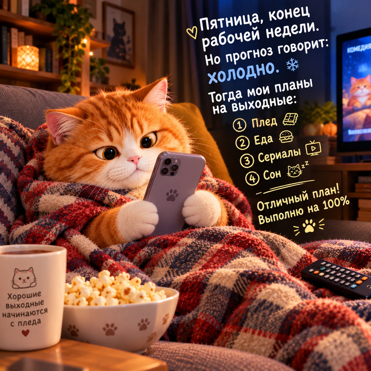 А какие у вас планы на эти выходные? 😊