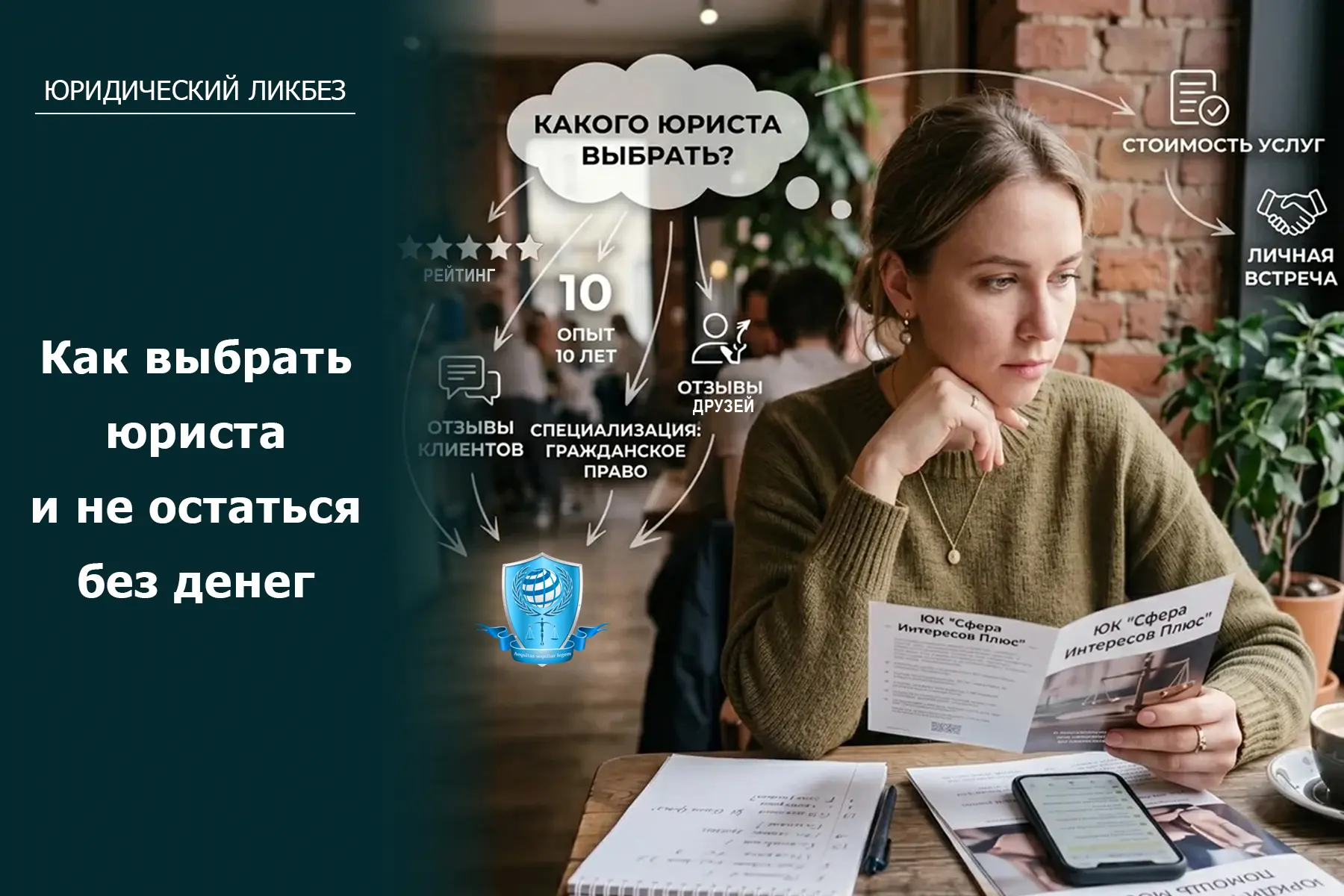 🚨 Как выбрать юриста и не потерять деньги? Развеиваем главные мифы!

Затеваете суд и уже ищете хоро