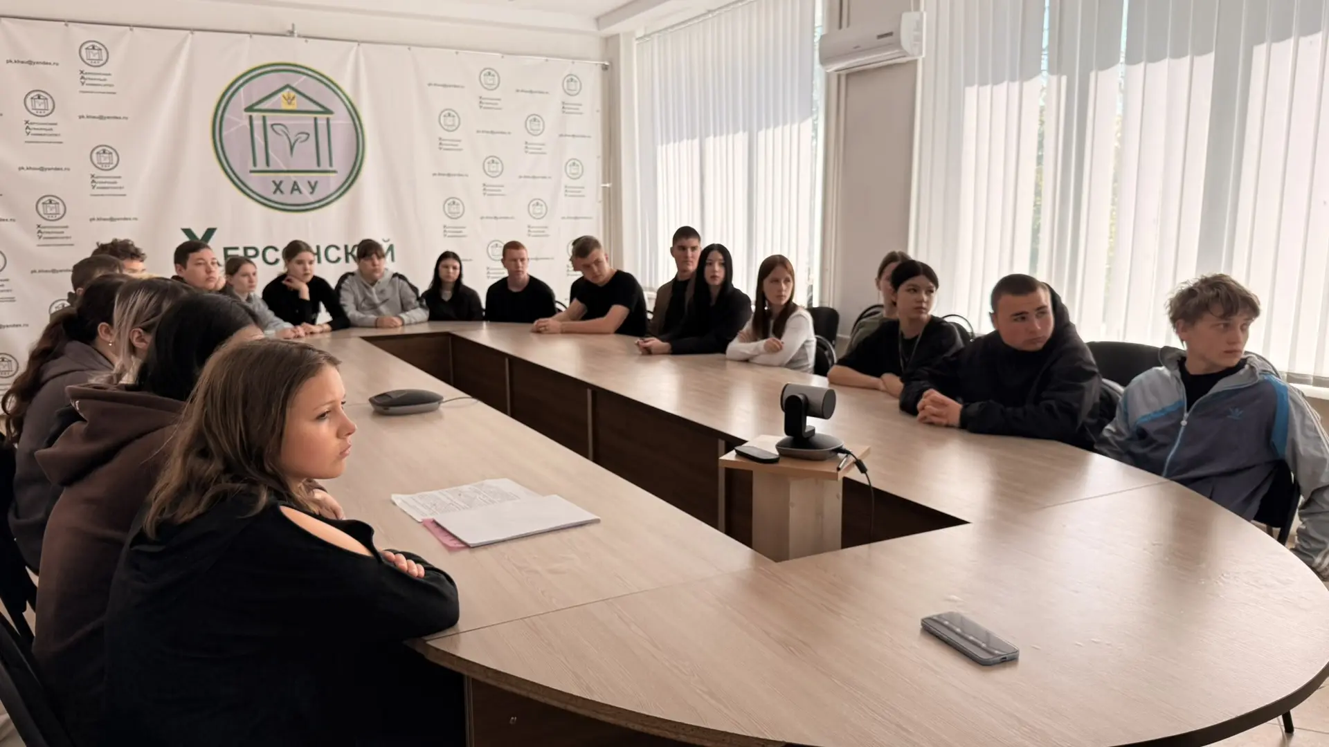 🛡Безопасность превыше всего: цикл профилактических мероприятий в ХАУ!  📌Студенты ХАУ и Скадовского а