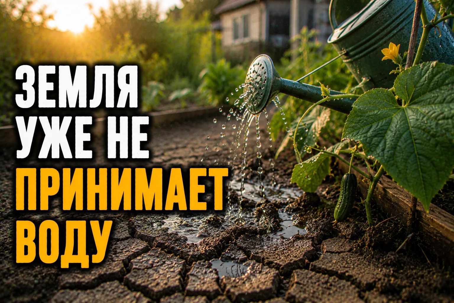 Земля уже не принимает воду