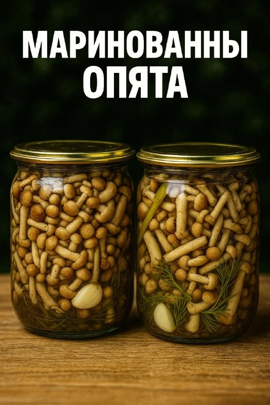 МАРИНОВАННЫЕ ОПЯТА

Эти маринованные опята — надёжный, проверенный рецепт, который всегда радует рез
