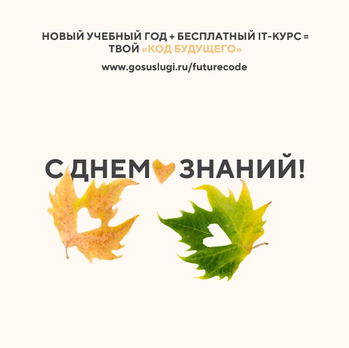 С Днём знаний, друзья!