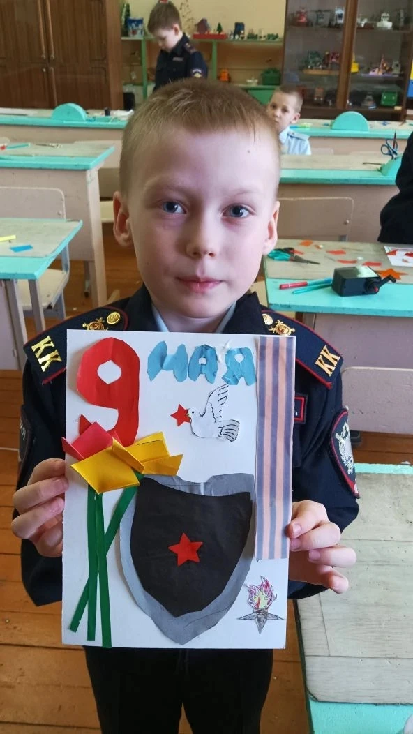 ❗Очень здорово, что ученики 1 «К» класса так ответственно и творчески подошли к подготовке к 9 Мая! 