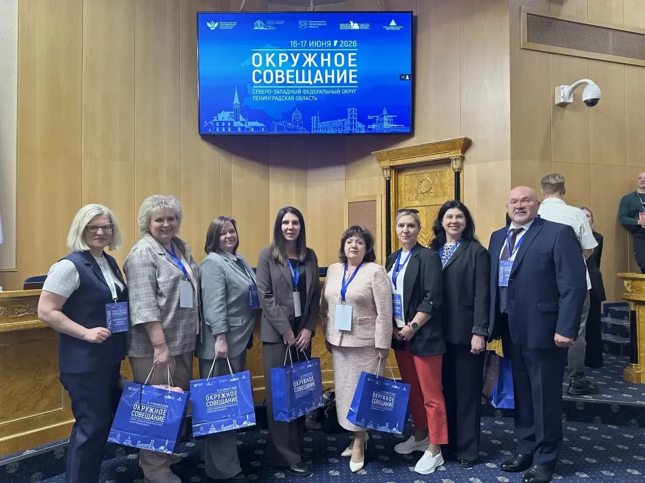 ✔️ На площадке Правительства Ленинградской области прошло окружное совещание с участием...