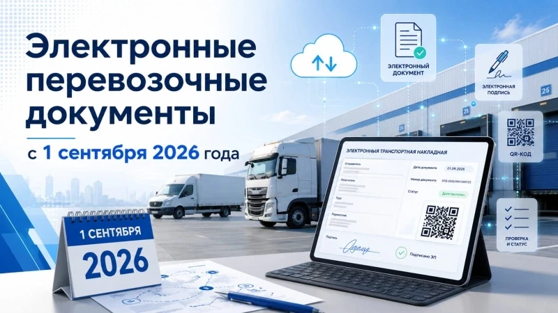 Обязательное применение электронных перевозочных документов