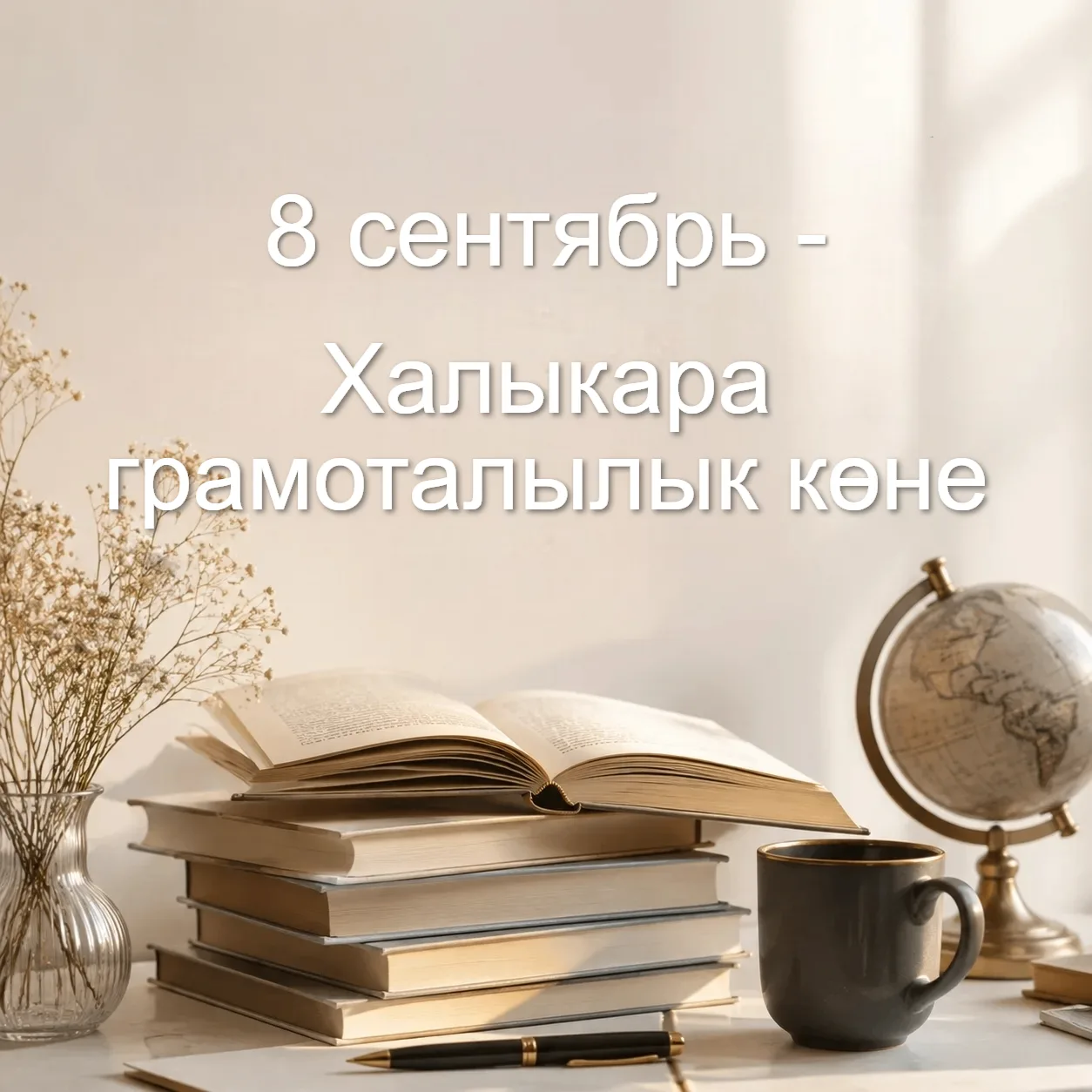 ‎✍️8 сентябрь – Халыкара грамоталылык көне. Әлеге көн белем алуның һәм гомер буе укып-ү...