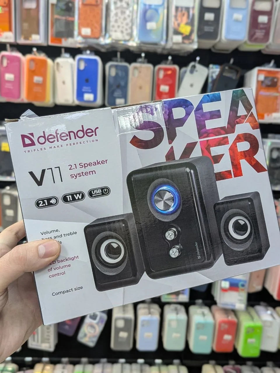 ☑️Акустическая 2.1 система DEFENDER V11 11 Вт, питание от USB☑️