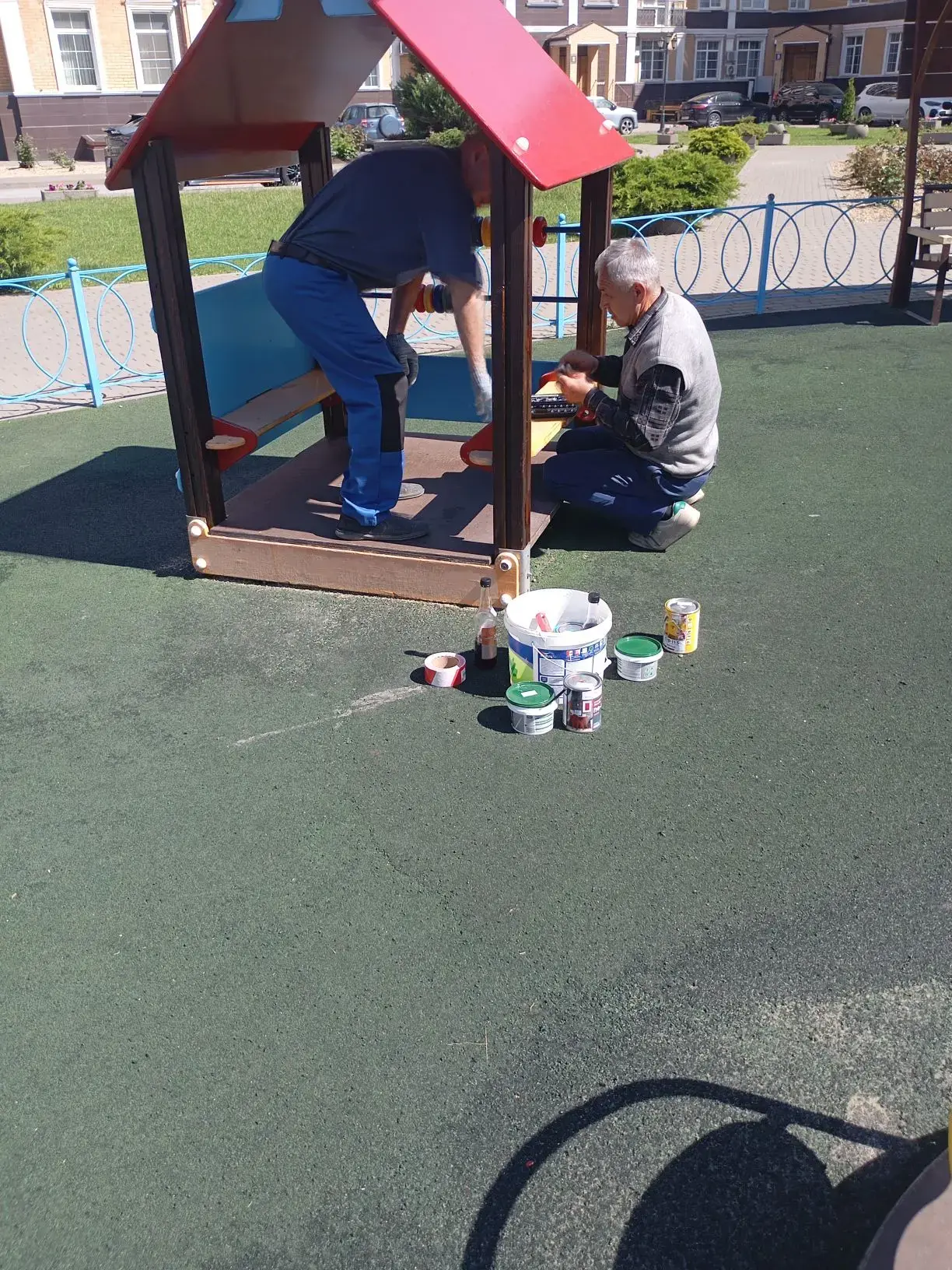 Ремонт детских площадок