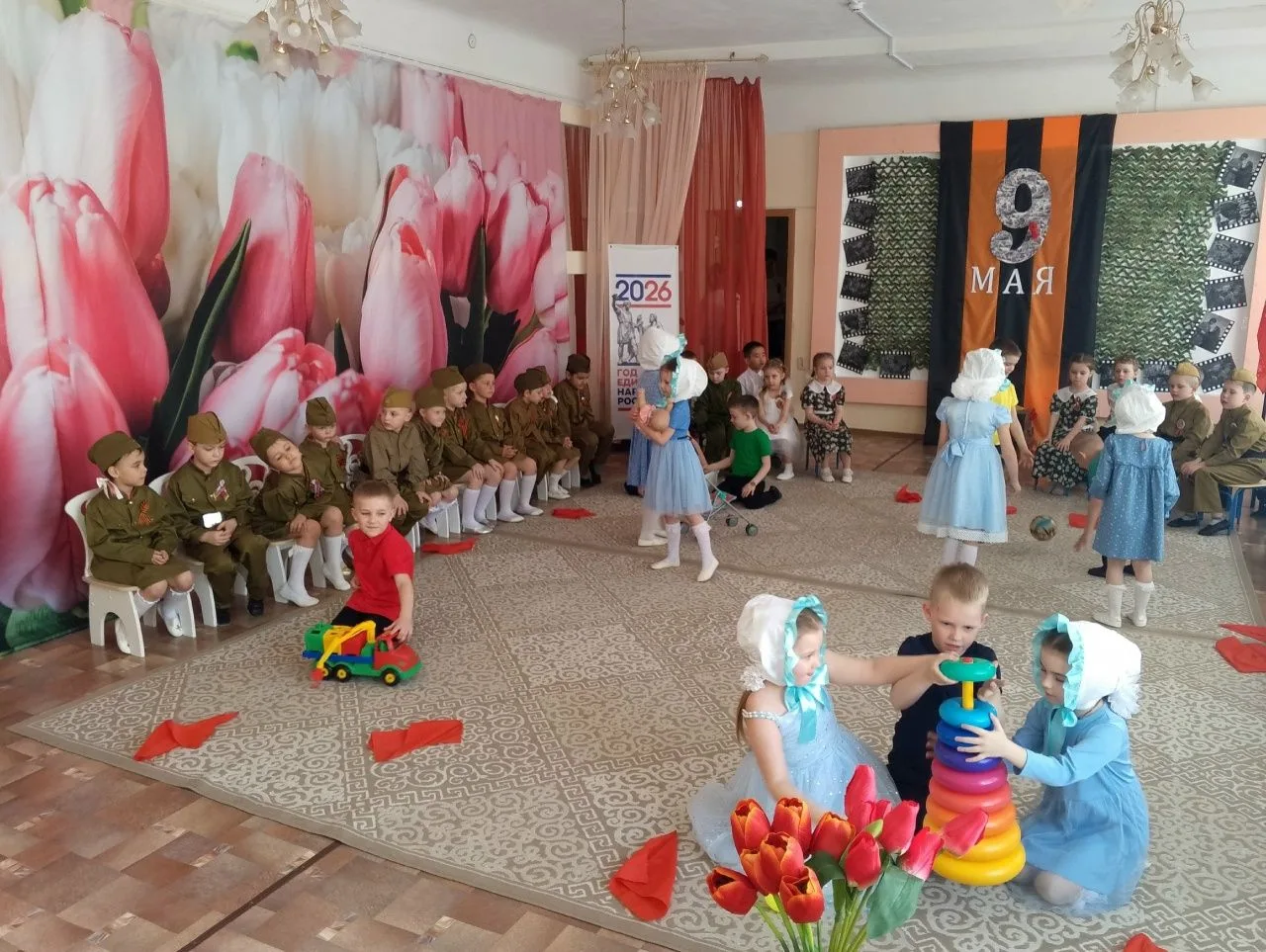 7 мая в нашем детском саду   прошёл праздничный концерт,  посвящённый 81 годовщине Великой  Победы -