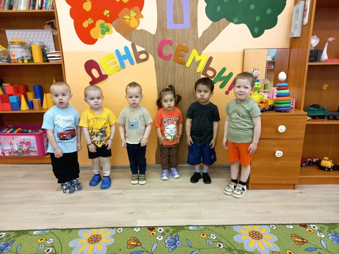 Тематический час в младшей группе к Международному дню семьи