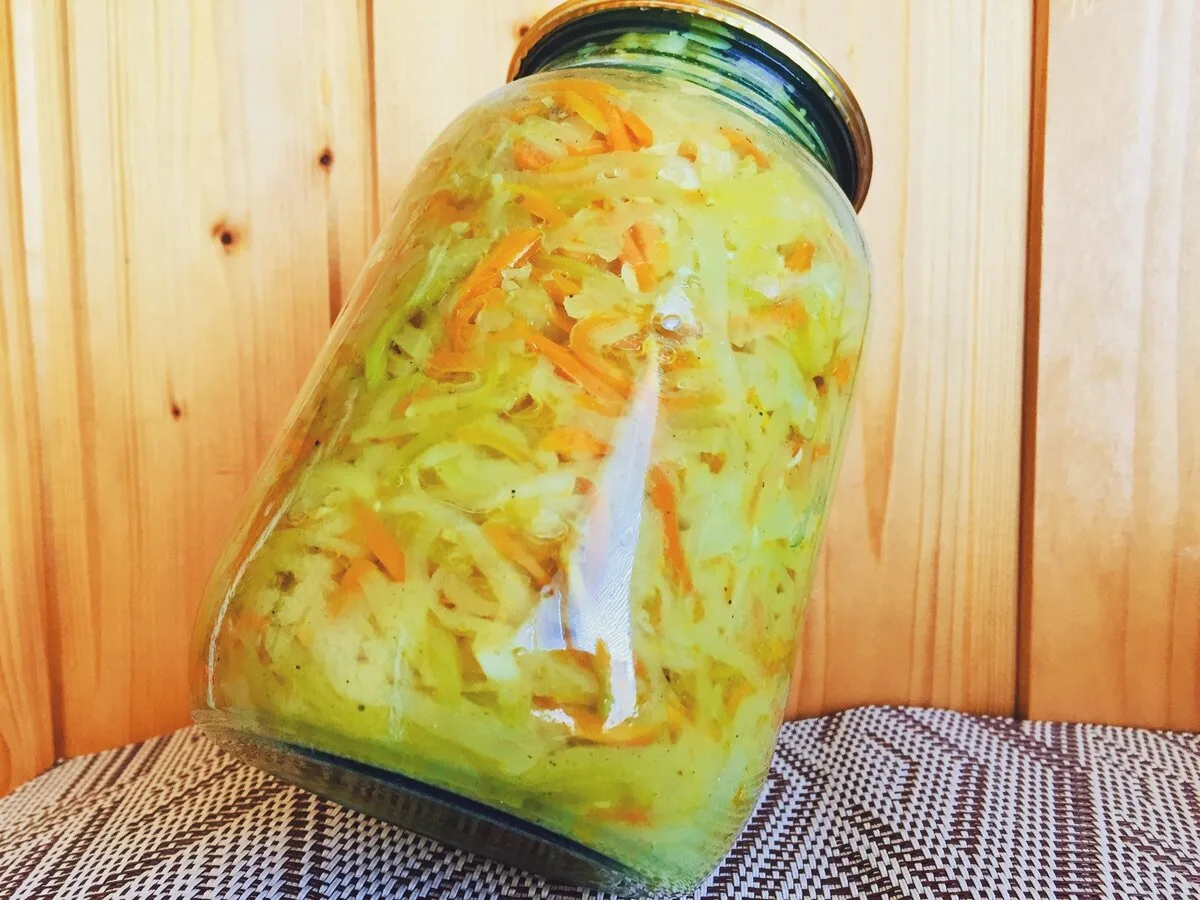 Кабачки по-корейски: остренькая закуска (на зиму)👌